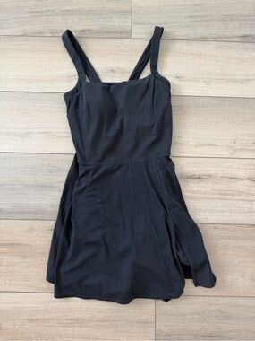 Joylab Classic Black Tank Dress with Skirt